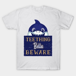 Bella - Funny Kids Shark - Personalized Gift Idea - Bambini T-Shirt